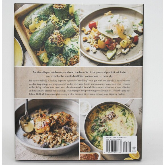 WILD MEDITERRANEAN New Plan for Healthy Gut, Stella Metsovas 2017 HC/DJ Cookbook - Picture 2 of 14
